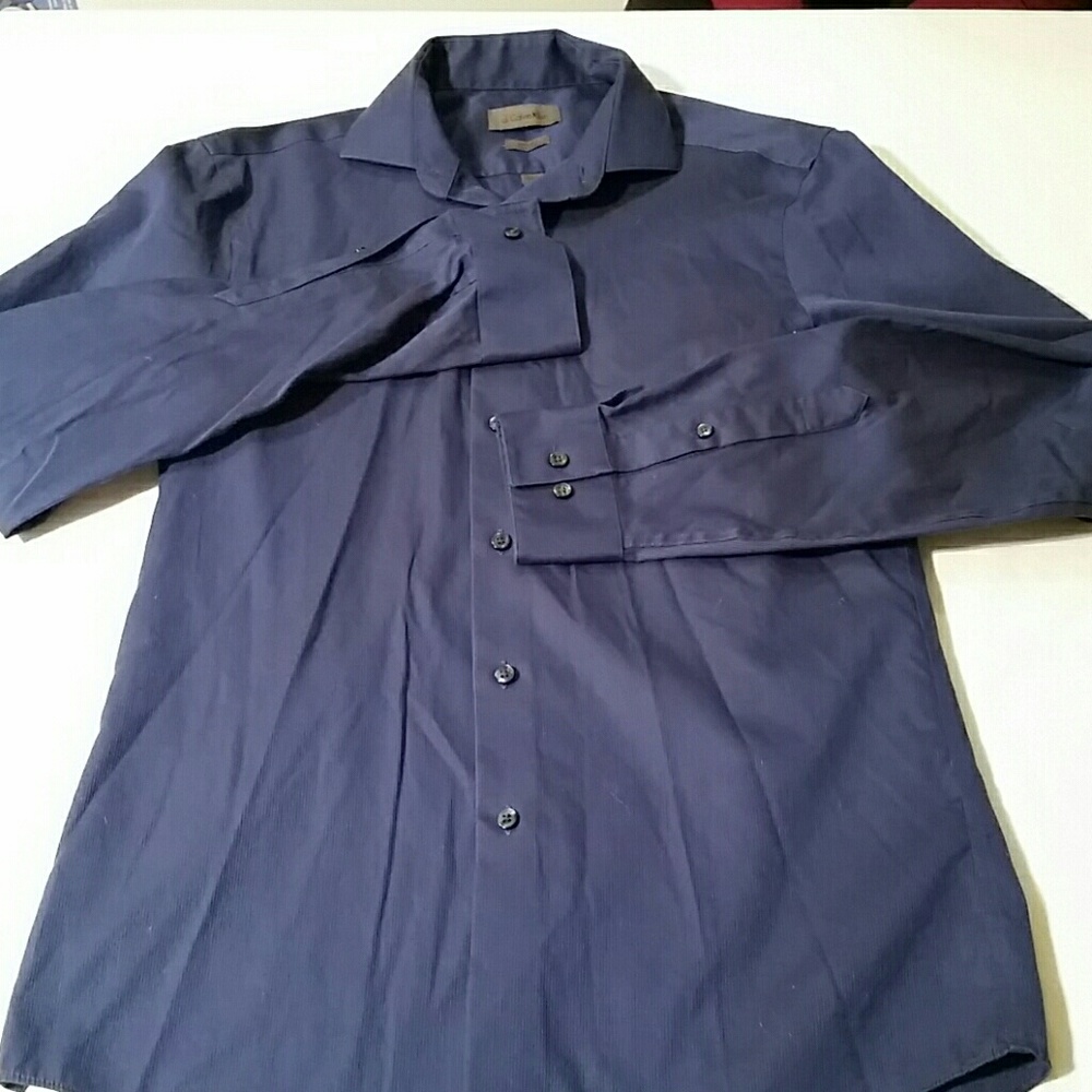 Ck calving Klein men's dress shirt slim fit sz 34-